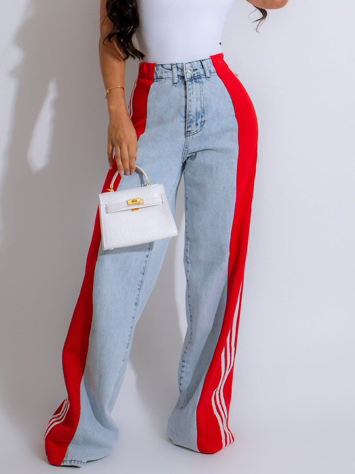 Women’s High waisted stretched jeans