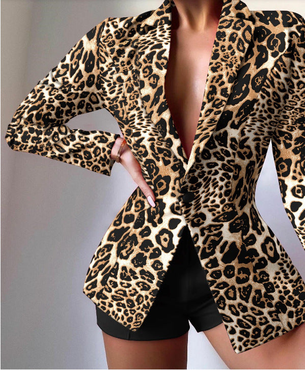 Dynasty Chain Print Blazer Dress