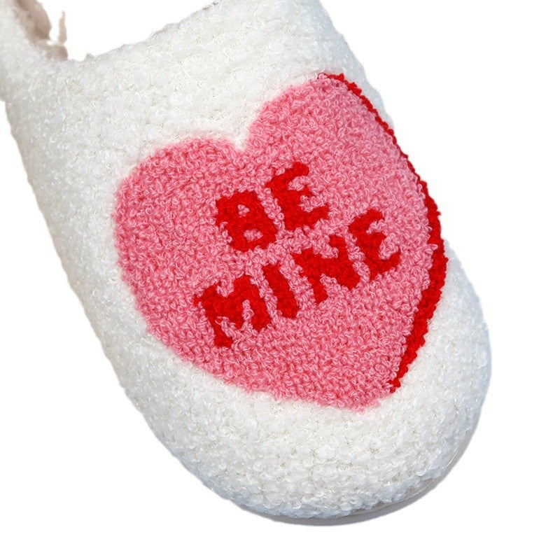 Be mines Love Slippers