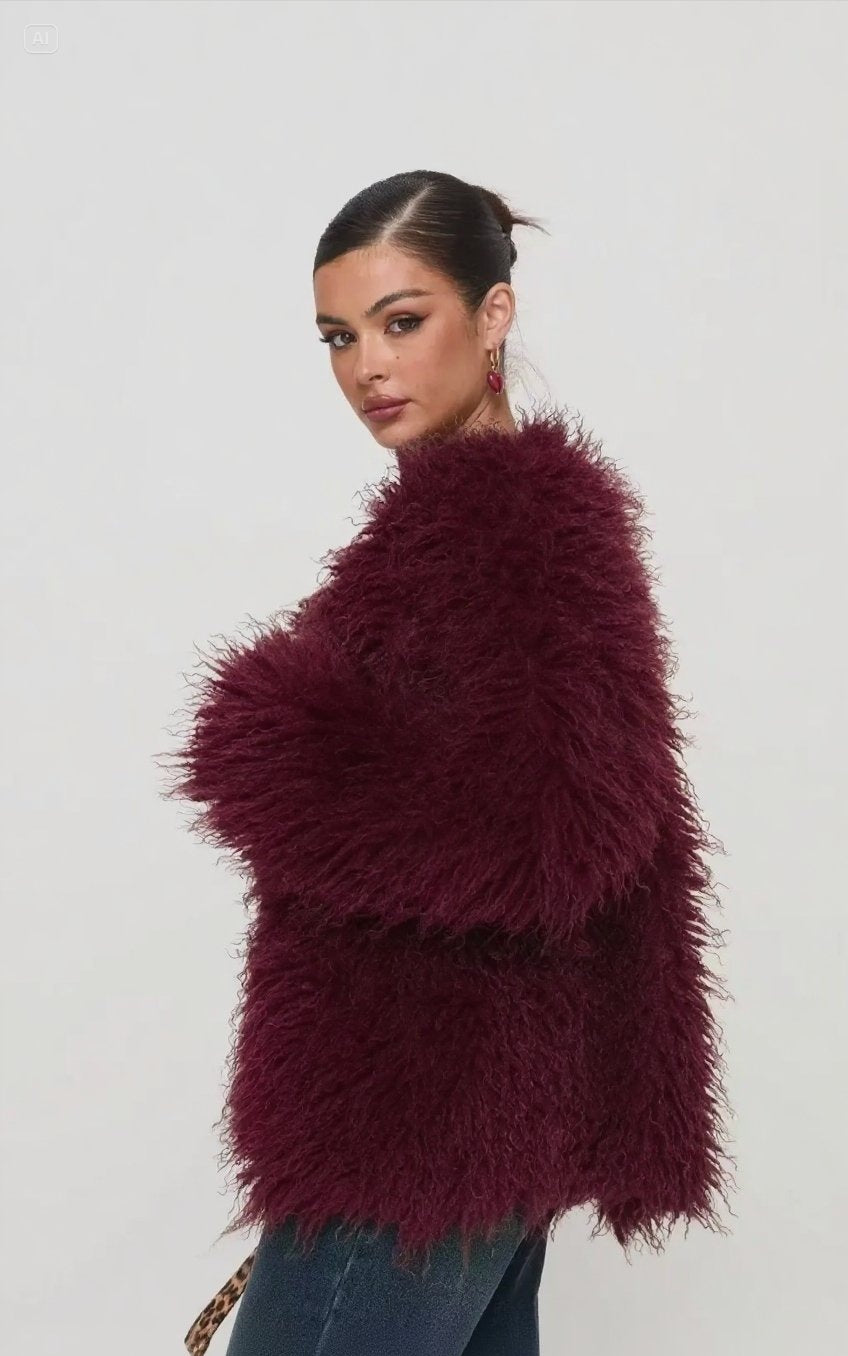 The Heiress Faux Fur Statement Jacket