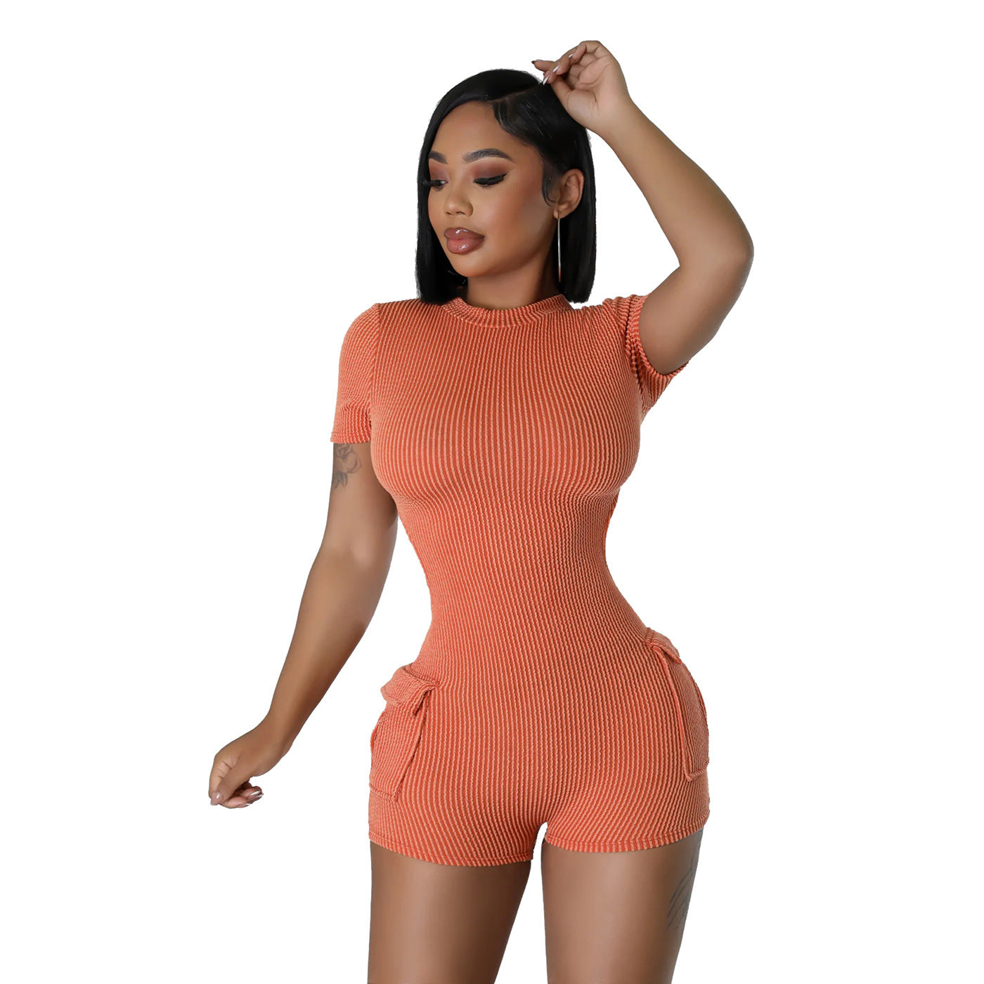 Snatch Me Up Ribbed Romper