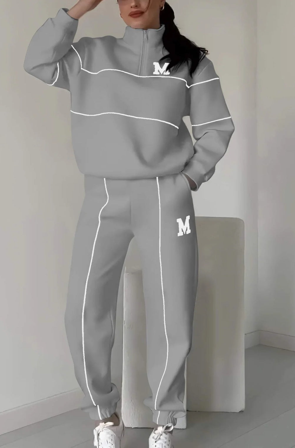 Monogram Track Sweat Set