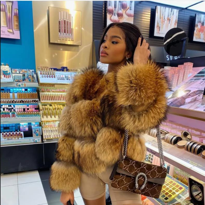 Luxury Fox Faux Fur Jacket