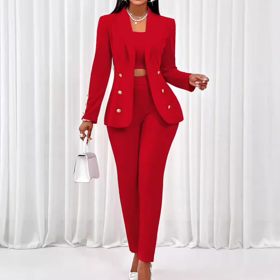 Boss Babe Three-Piece Blazer Set