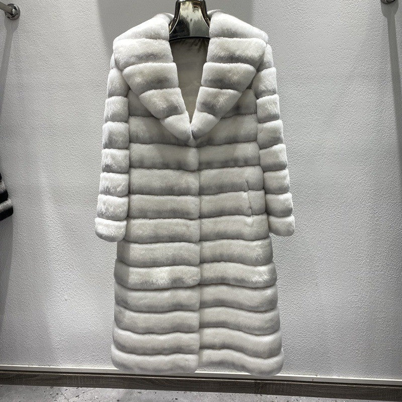 Versatile Collar Fur Jacket