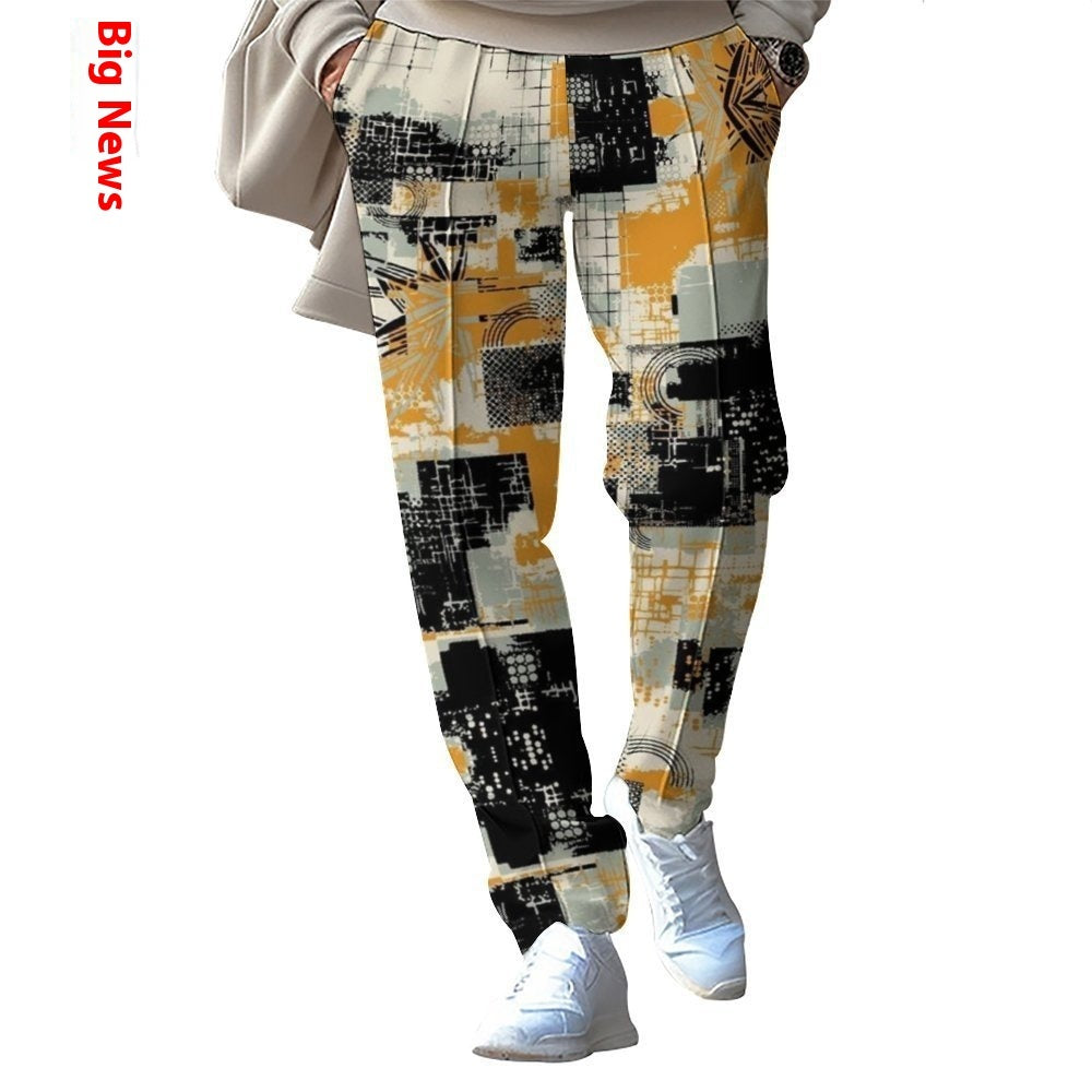 Men's  Printed Trousers