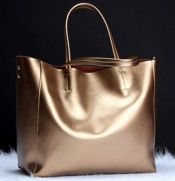 Suede tote bag