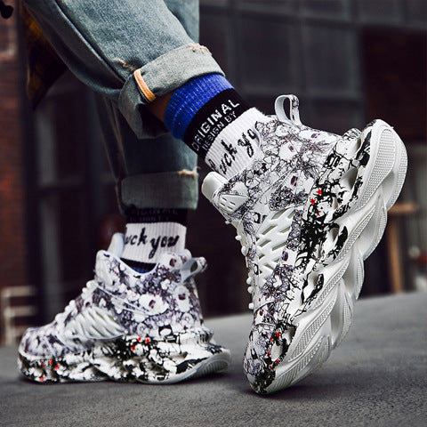 Graffiti Shock High-Top Sneakers