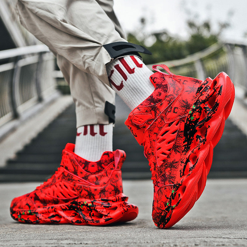 Graffiti Shock High-Top Sneakers