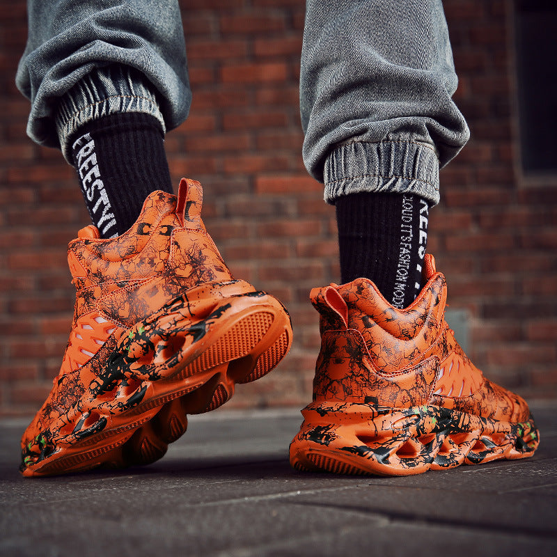 Graffiti Shock High-Top Sneakers