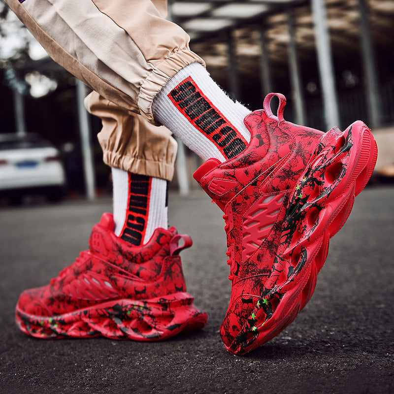 Graffiti Shock High-Top Sneakers