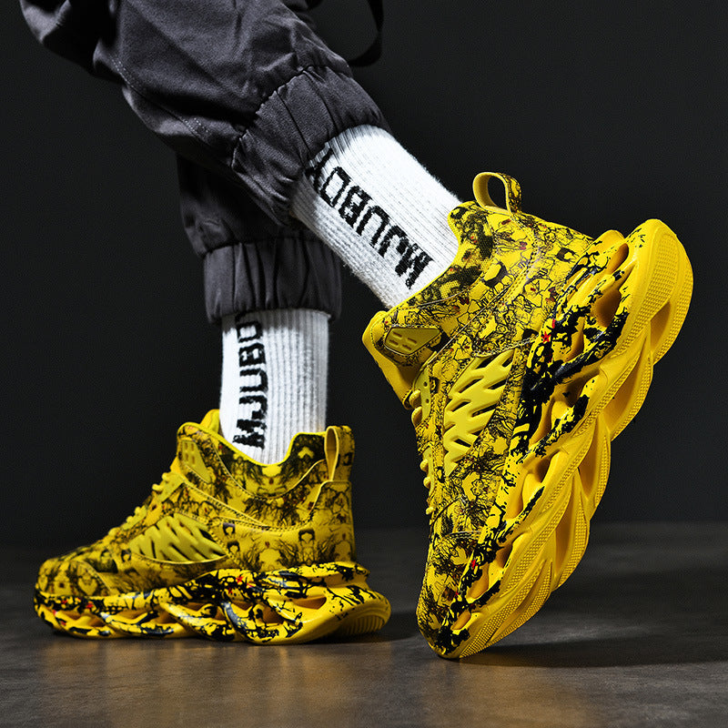 Graffiti Shock High-Top Sneakers