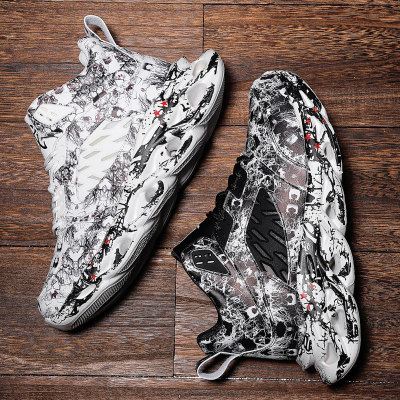 Graffiti Shock High-Top Sneakers