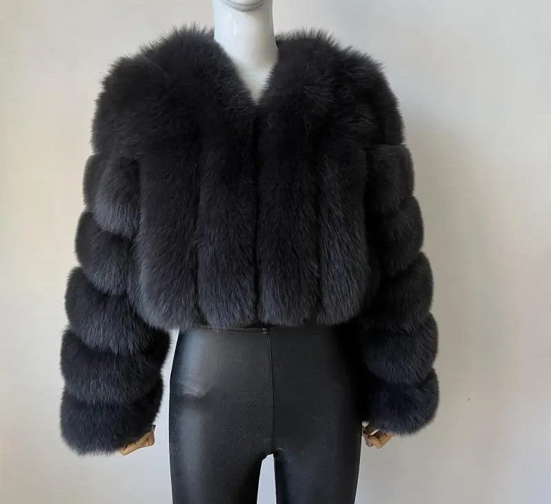 Mink fur coat