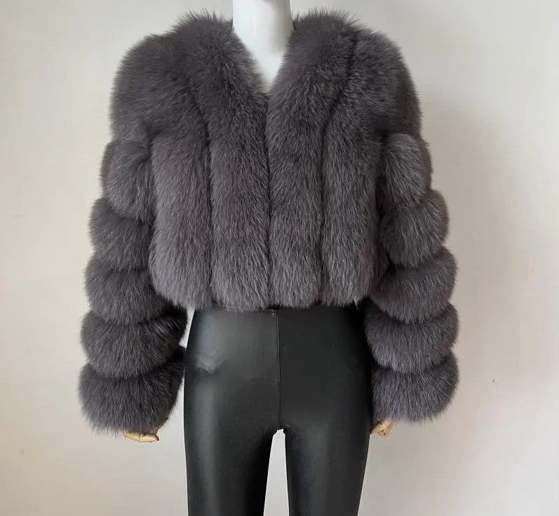 Mink fur coat