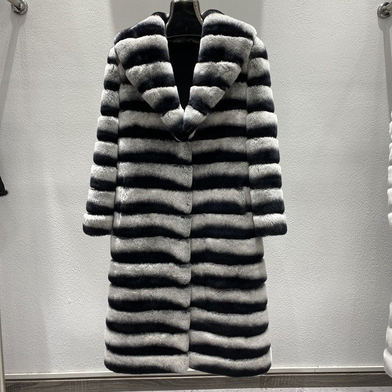 Versatile Collar Fur Jacket