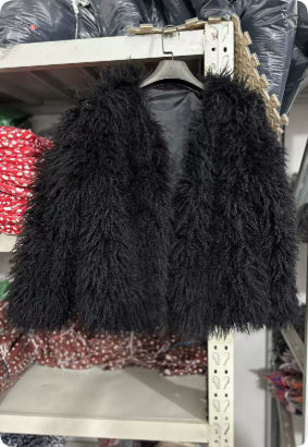 The Heiress Faux Fur Statement Jacket