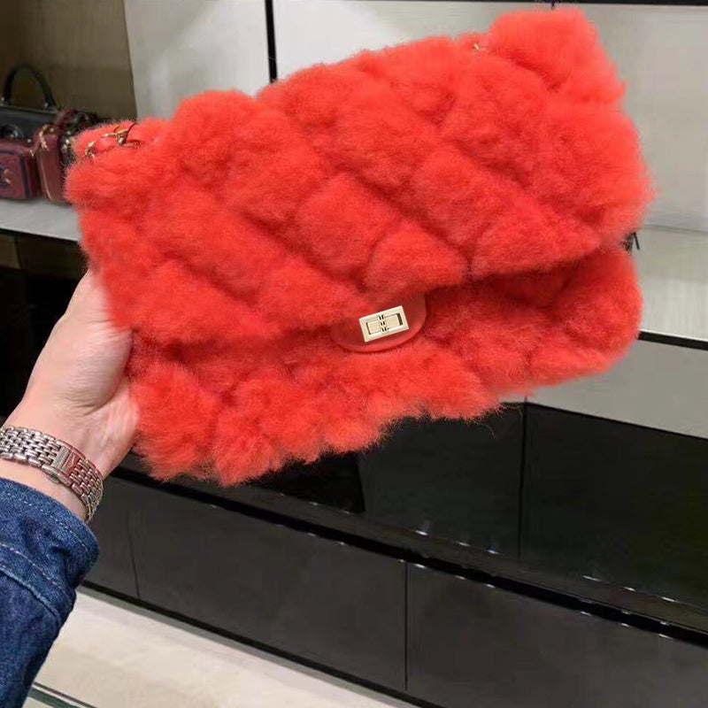 wind chain fur bag