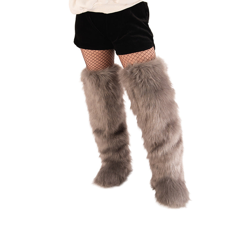 Snuggle Me Teddy Fur Boots