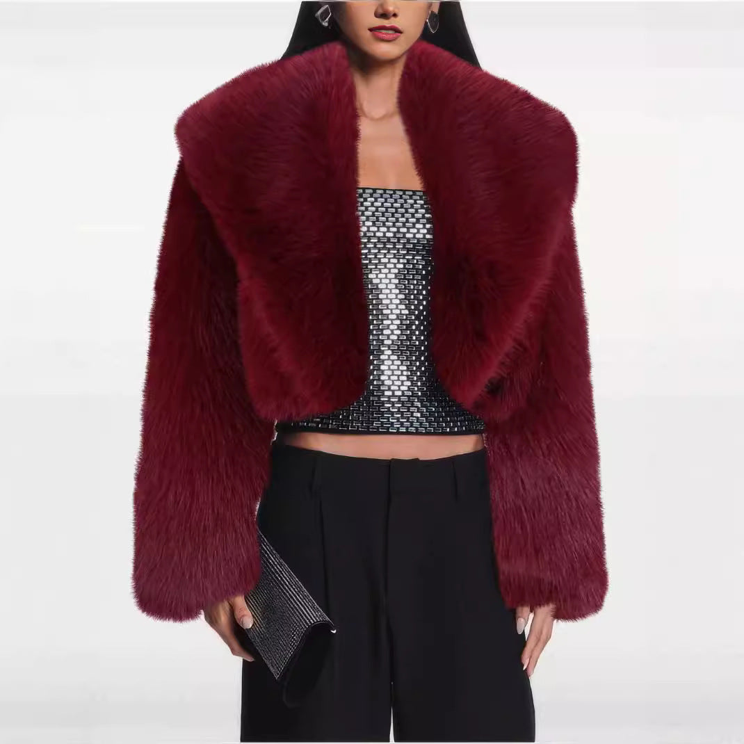 Fur Coat Women's Long Sleeve