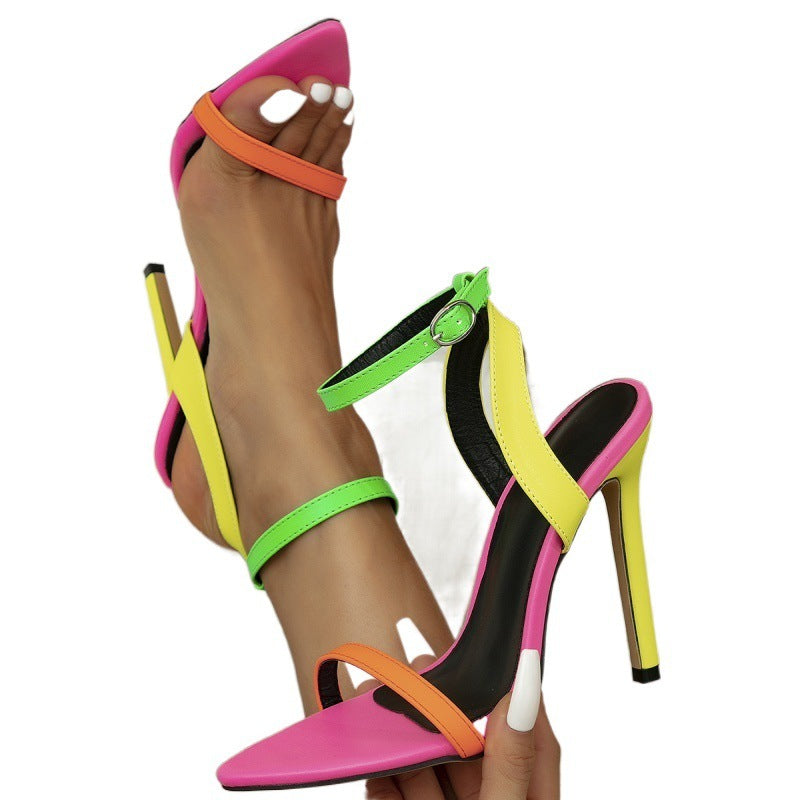 Ultra-high Heel Color heels