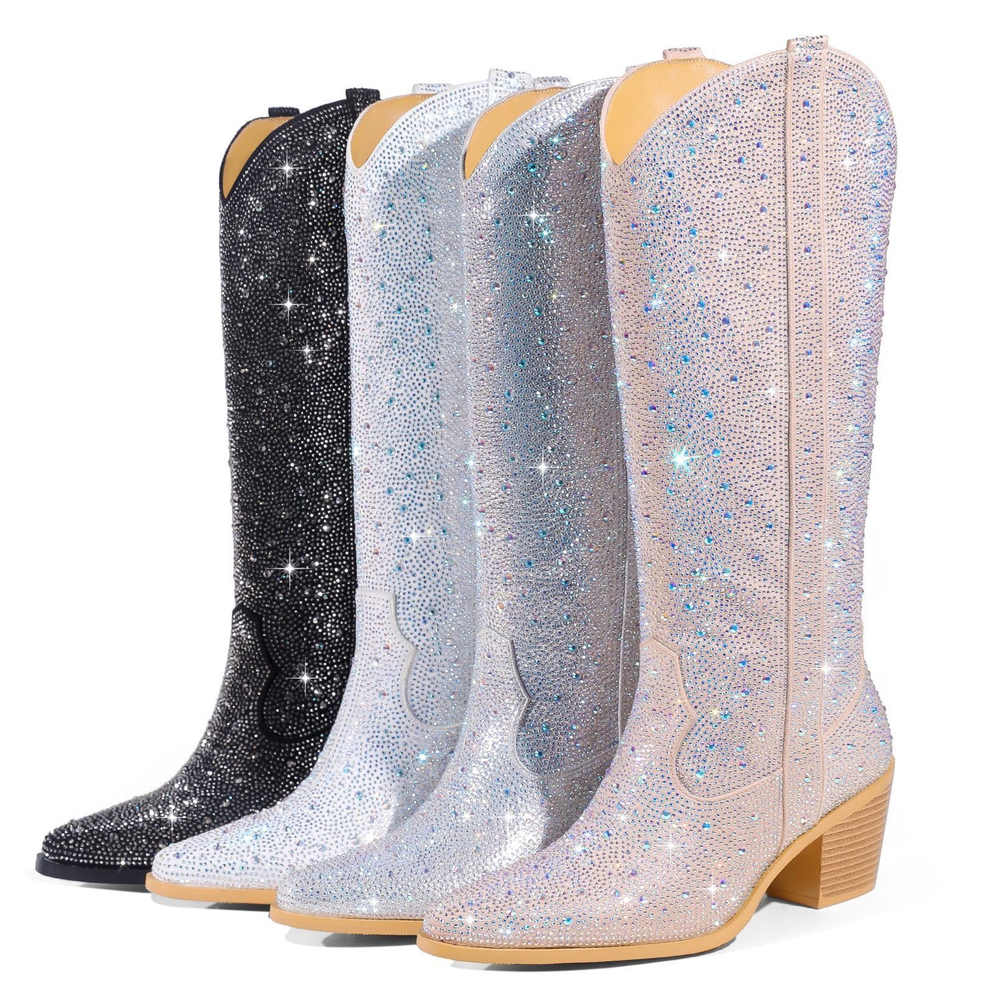 Rhinestone Women's Boots