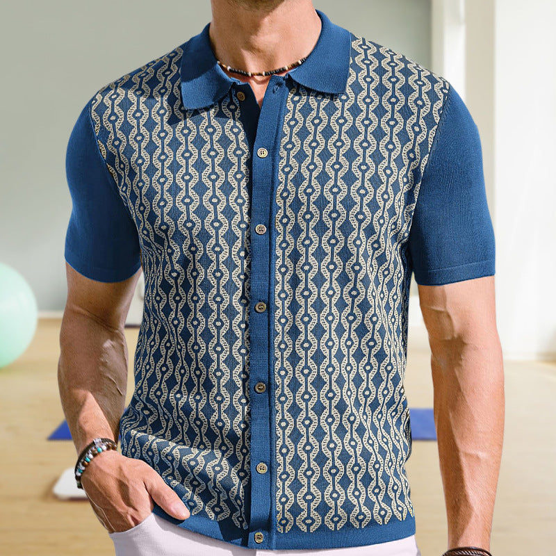 Prestige Jacquard Knit Polo