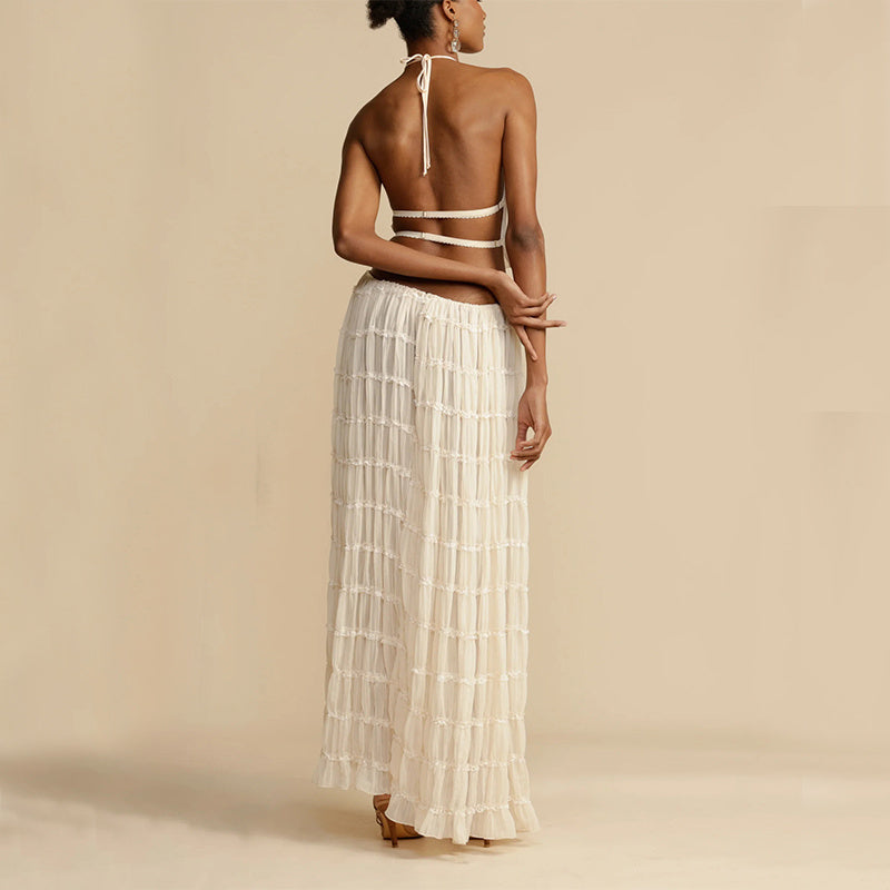 Seaside Muse Ruffle Two-Piece Set