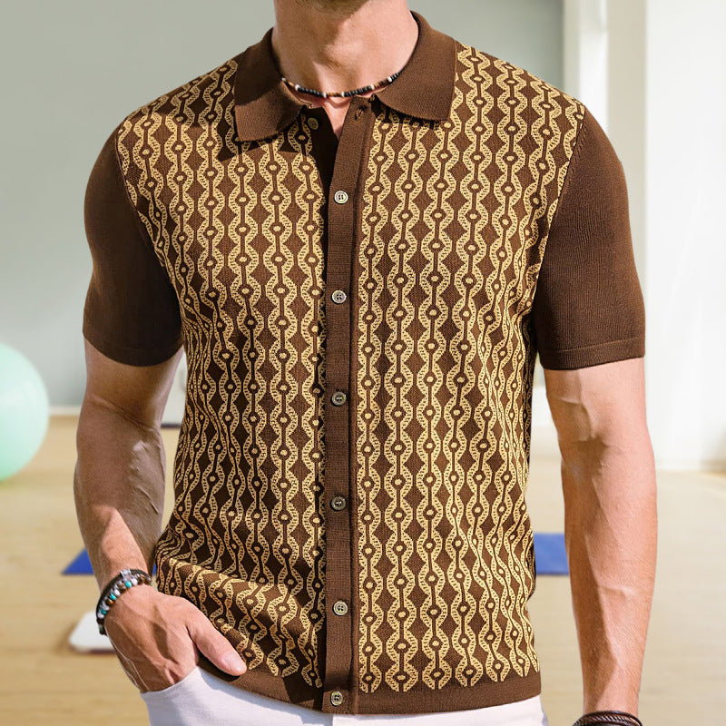 Prestige Jacquard Knit Polo