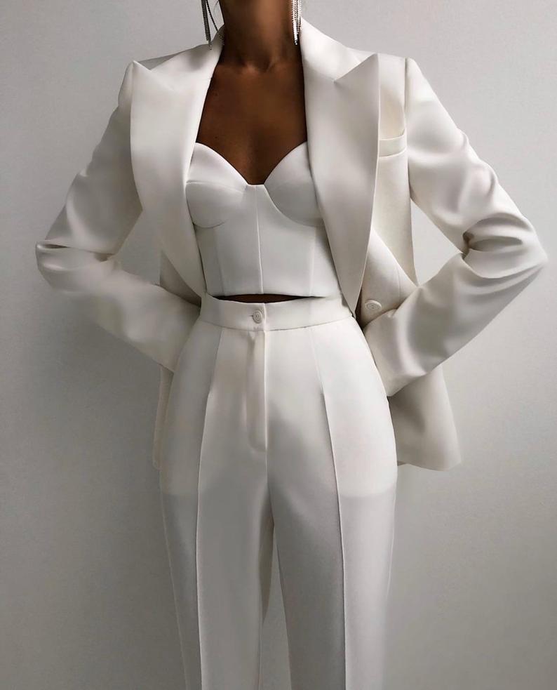 Skyline Power Suit Three-Piece Set