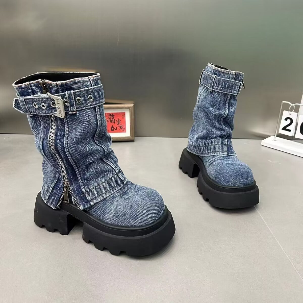 Martin Boots Denim