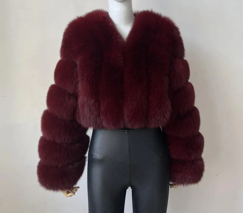 Mink fur coat