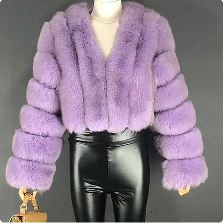 Mink fur coat