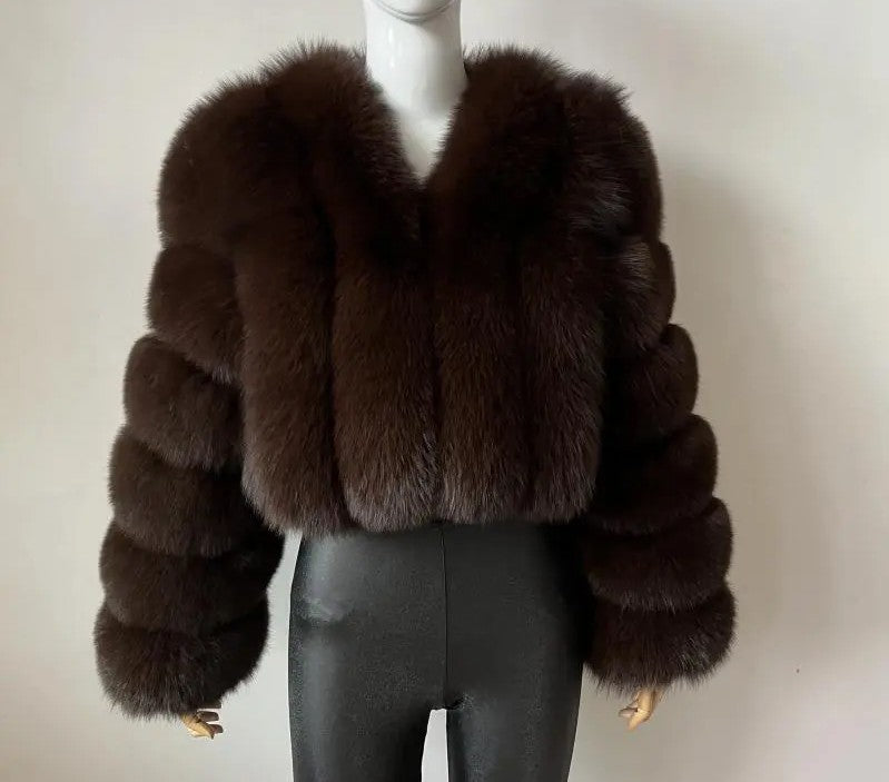 Mink fur coat