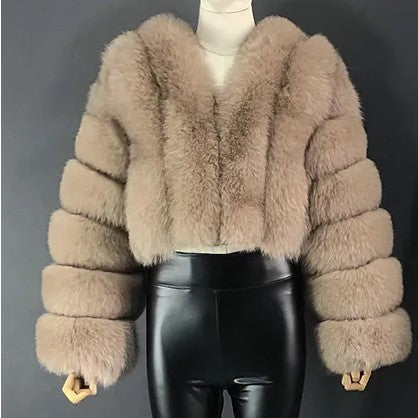 Mink fur coat