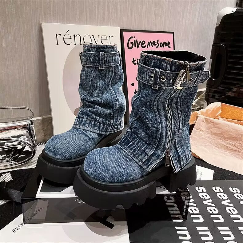 Martin Boots Denim