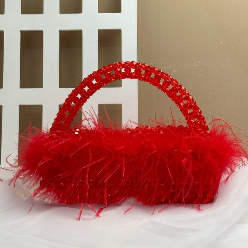 Ostrich Feather Bag