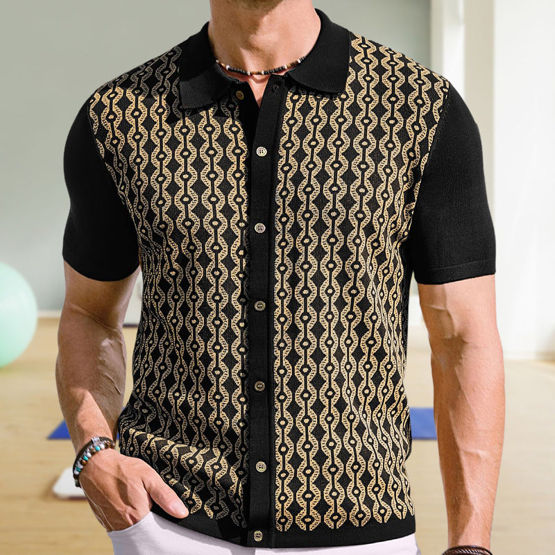 Prestige Jacquard Knit Polo