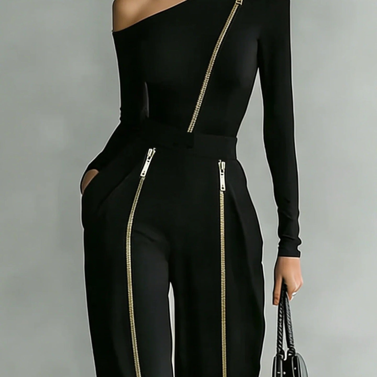 The Executive Zip Jumpsuit