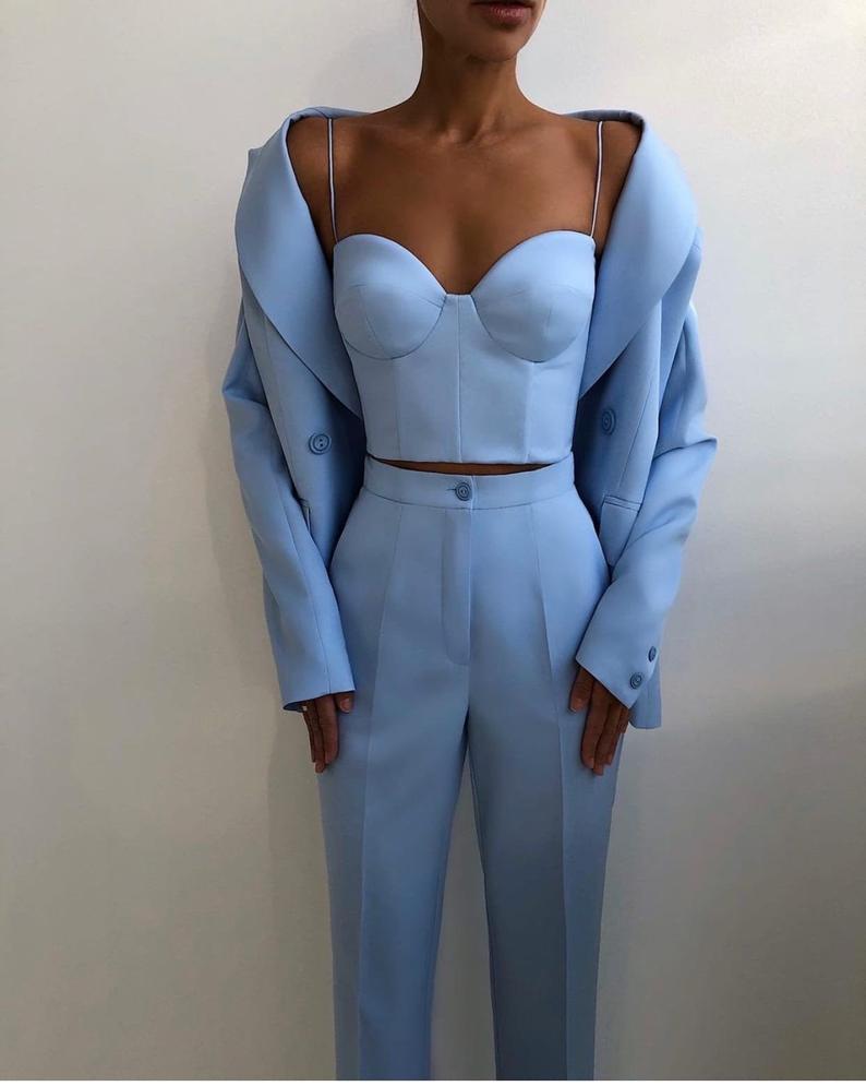 Skyline Power Suit Three-Piece Set