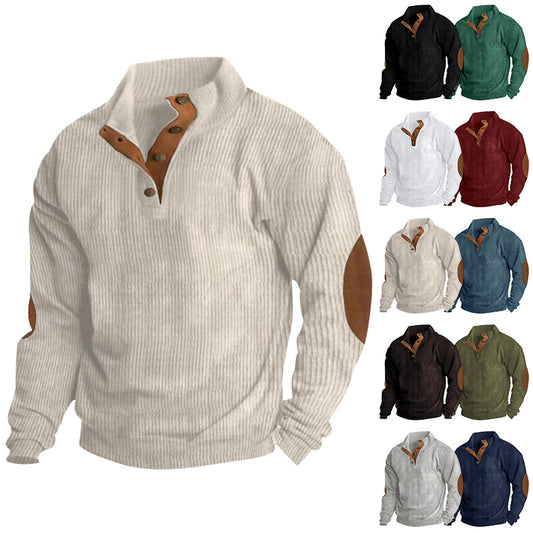Men's Everyday Zip-Up Hoodie - Casual Streetwear Lightweight Jacket