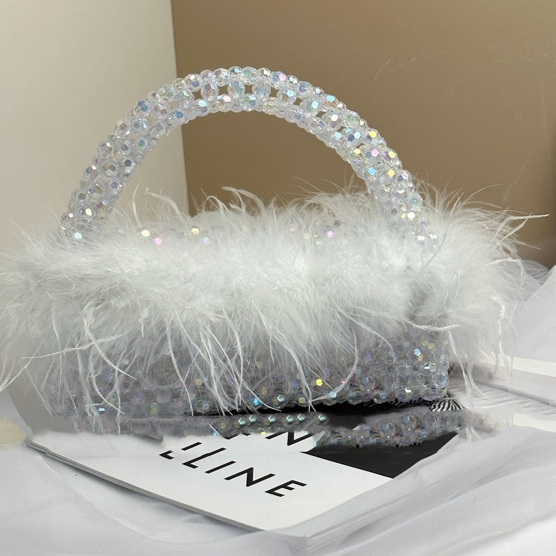 Ostrich Feather Bag