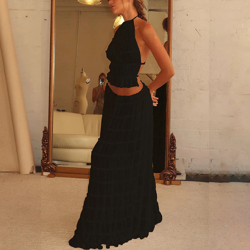 Seaside Muse Ruffle Two-Piece Set