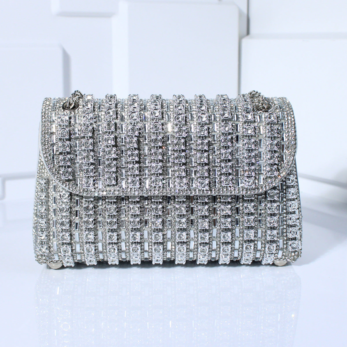 Fashion Crossbody Dinner Bag Diamond-embedded Hand Carrying