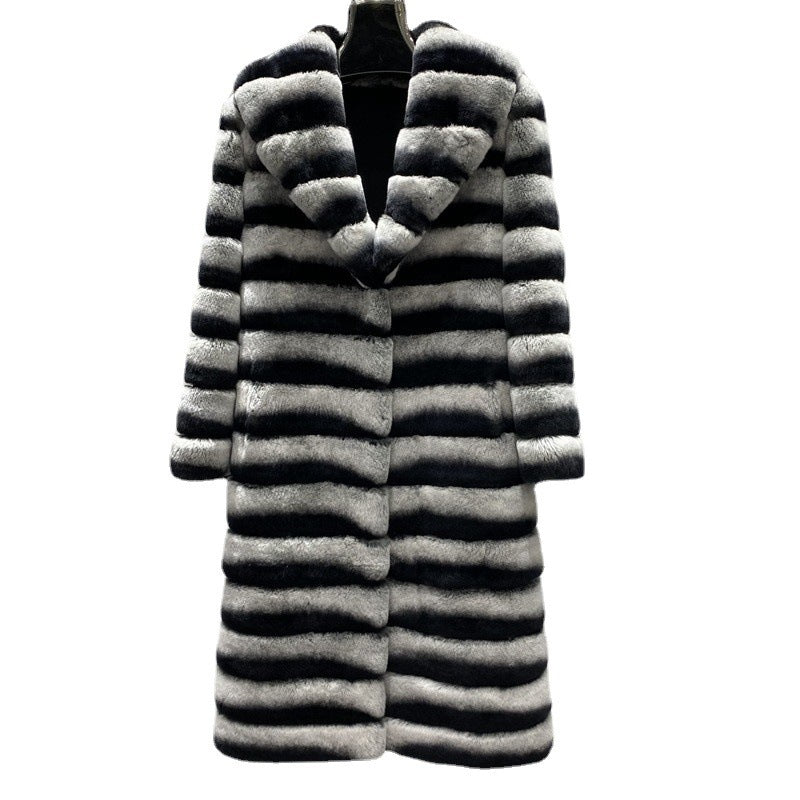 Versatile Collar Fur Jacket