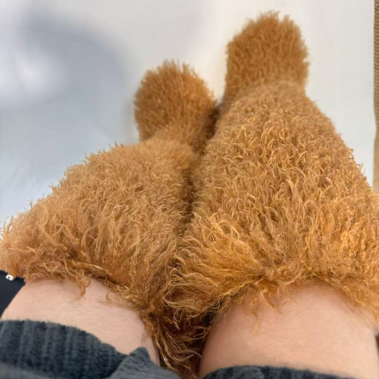Snuggle Me Teddy Fur Boots