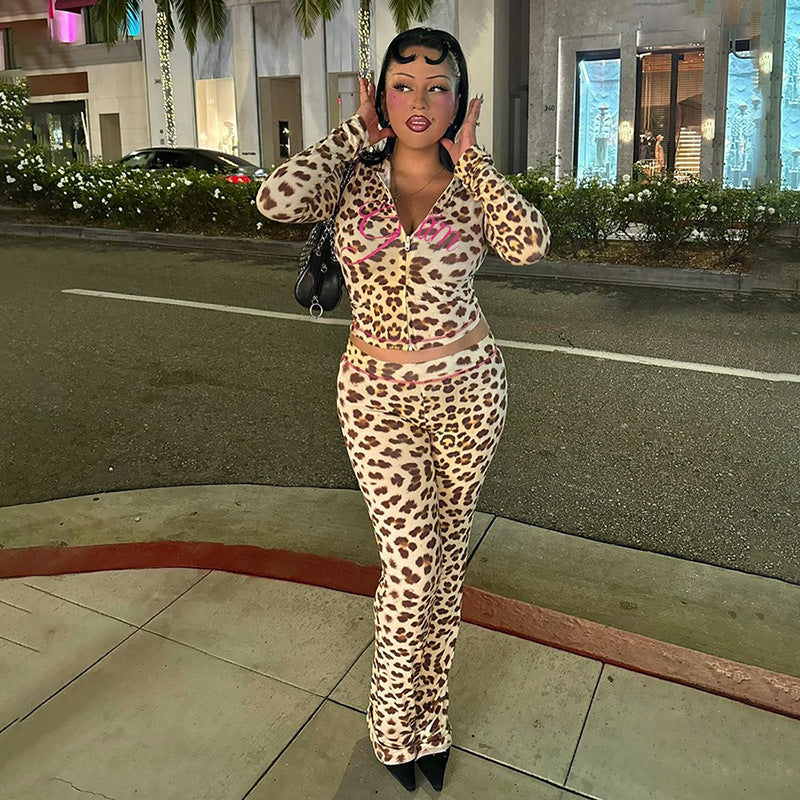 Pink Luxe Loepard Suit