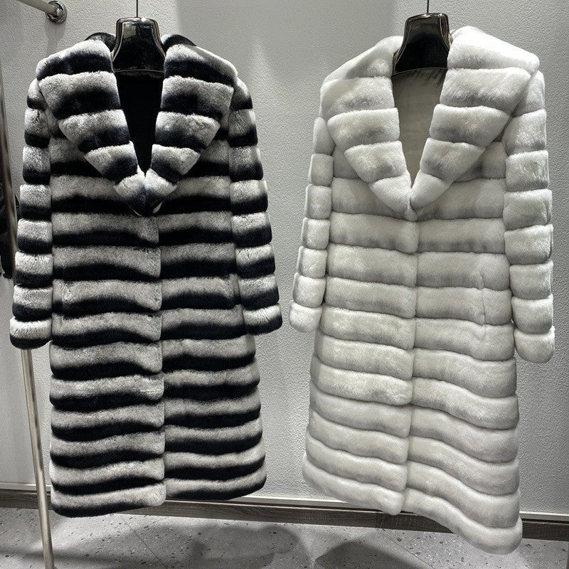 Versatile Collar Fur Jacket