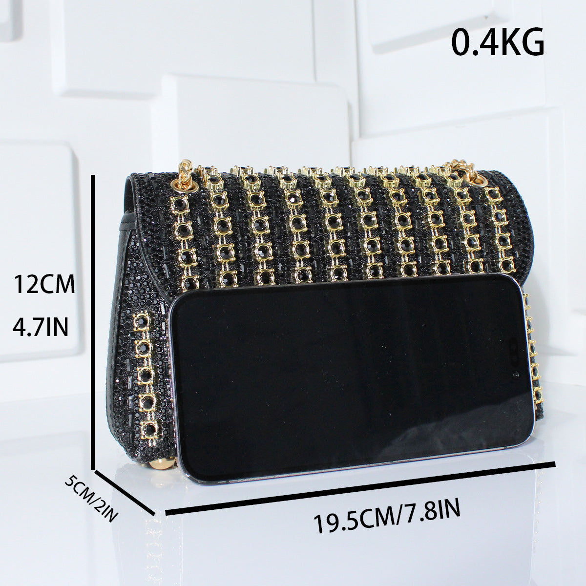 Fashion Crossbody Dinner Bag Diamond-embedded Hand Carrying